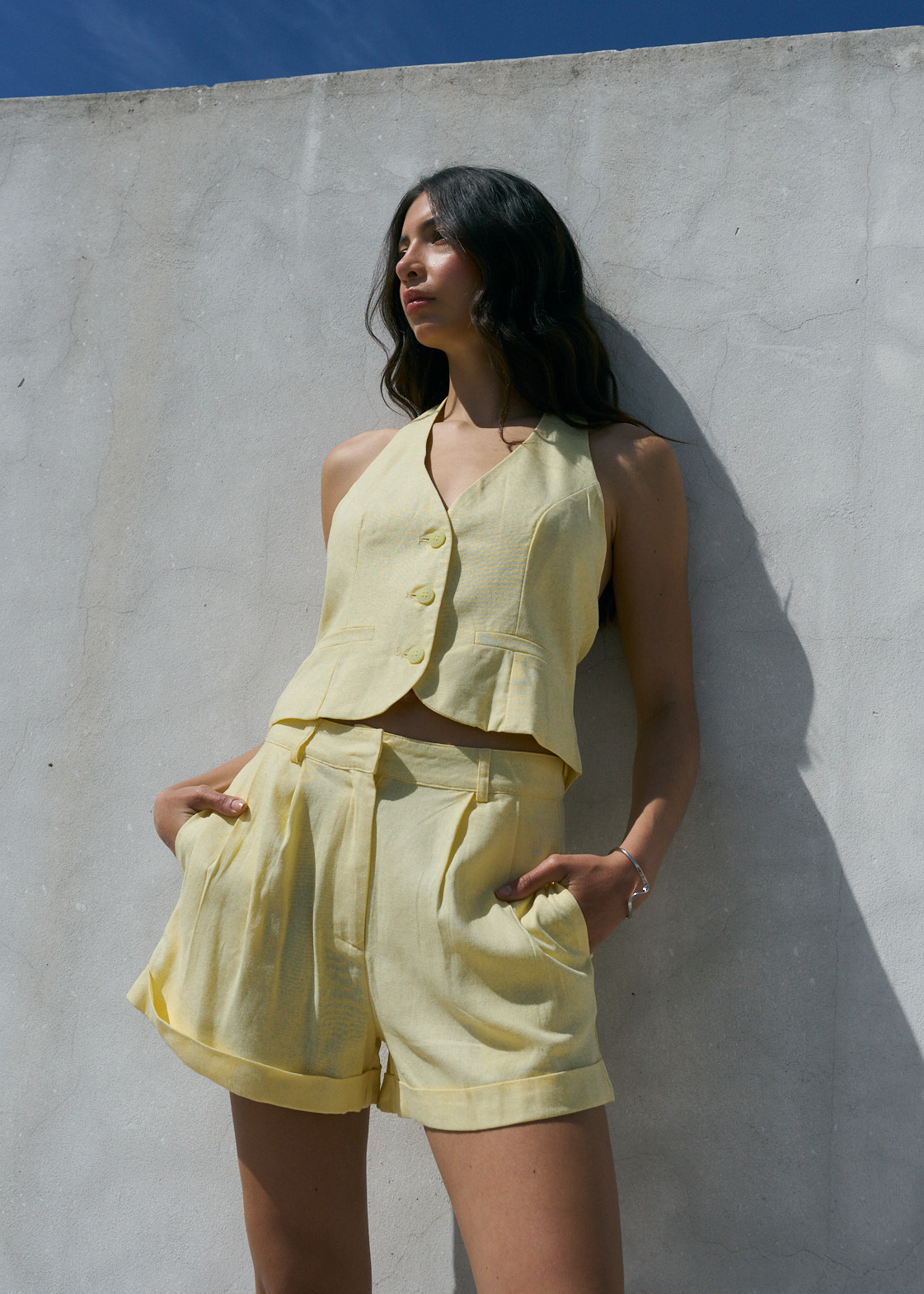 11 linen2 short